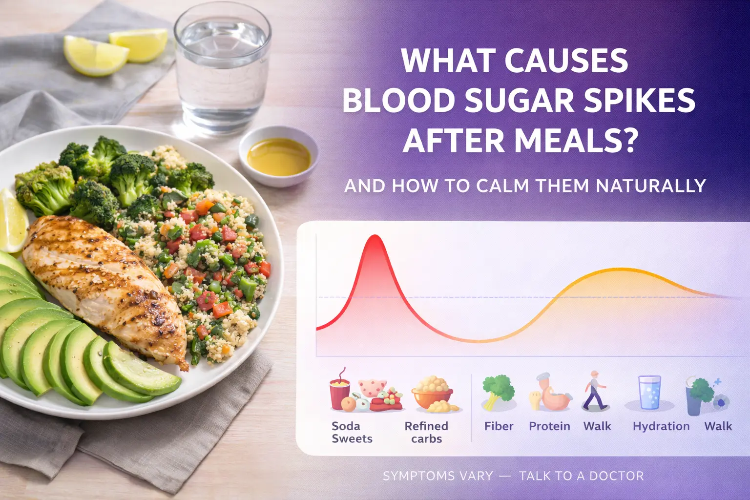 blood sugar spikes after meals